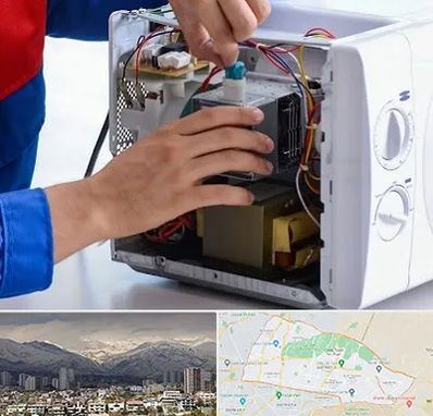 تعمیر مایکروفر در منطقه 4 تهران