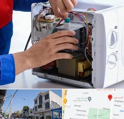 تعمیر مایکروفر در افسریه 