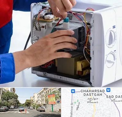 تعمیر مایکروفر در چهارصد دستگاه 