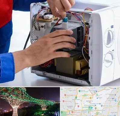 تعمیر مایکروفر در منطقه 3 تهران