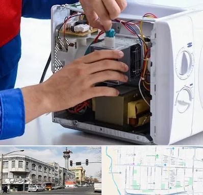 تعمیر مایکروفر در 17شهریور