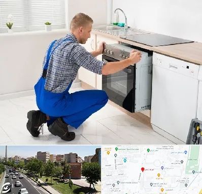 تعمیر اجاق گاز در شهرک آزمایش