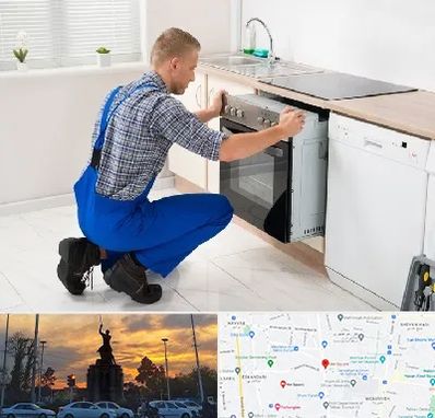 تعمیر اجاق گاز در میدان حر