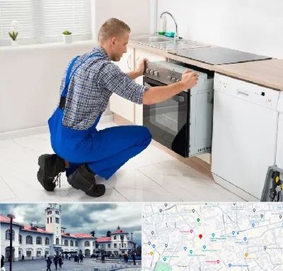 تعمیر اجاق گاز در میدان شهرداری رشت