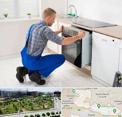 تعمیر اجاق گاز در پردیس