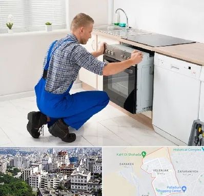 تعمیر اجاق گاز در ولنجک 