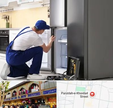 سرویس یخچال در 15 خرداد