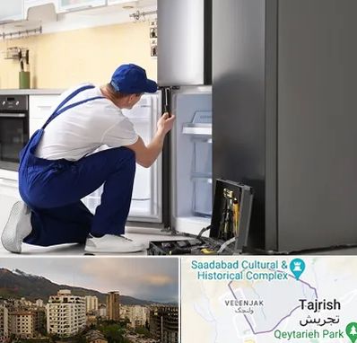 سرویس یخچال در زعفرانیه 