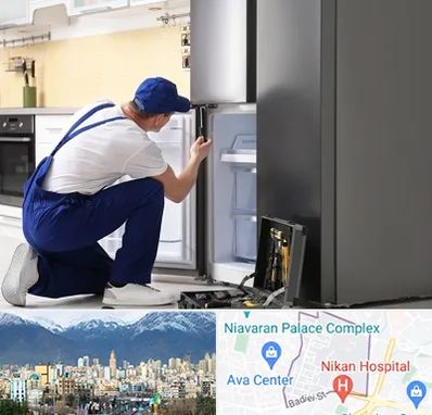 سرویس یخچال در آجودانیه 