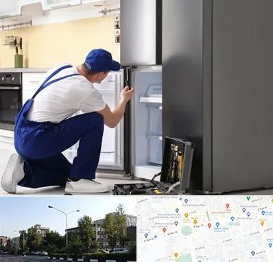 سرویس یخچال در میدان کاج