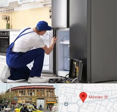 سرویس یخچال در مولوی