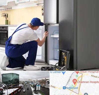 سرویس یخچال در اقدسیه 