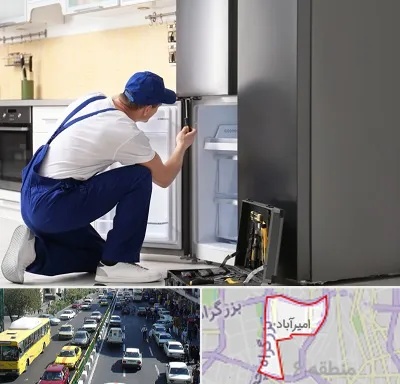 سرویس یخچال در امیرآباد