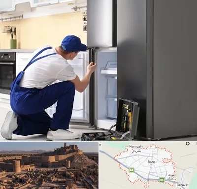 سرویس یخچال در بم