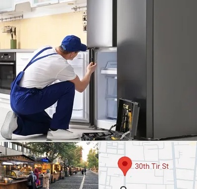 سرویس یخچال در سی تیر