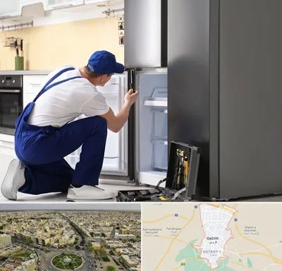 سرویس یخچال در قزوین