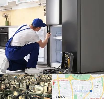 سرویس یخچال در مرزداران 