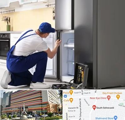 سرویس یخچال در سهروردی 