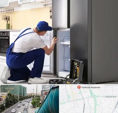 سرویس یخچال در بلوار فرحزادی