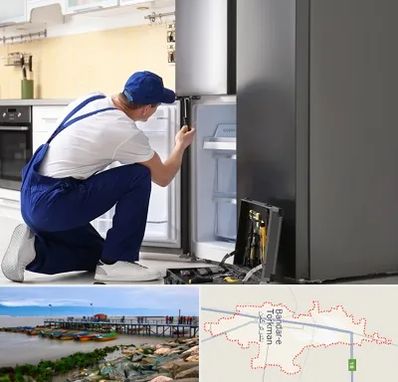 سرویس یخچال در بندر ترکمن