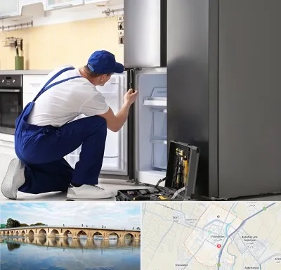 سرویس یخچال در فلاورجان