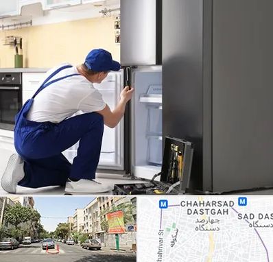 سرویس یخچال در چهارصد دستگاه 