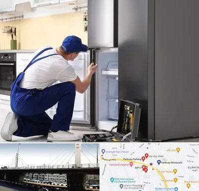 سرویس یخچال در پارک وی 