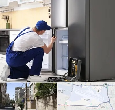 سرویس یخچال در مهرآباد