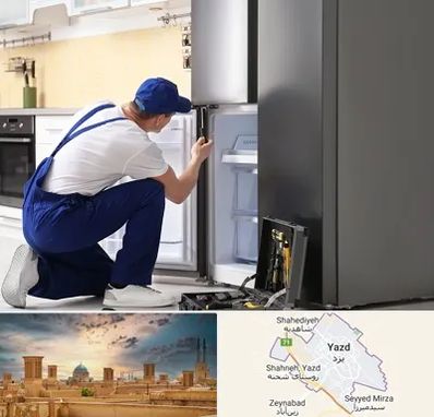 سرویس یخچال در یزد