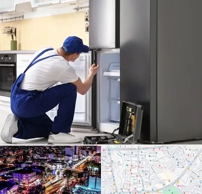 سرویس یخچال در منظریه رشت