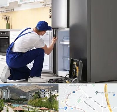 سرویس یخچال در شهر زیبا