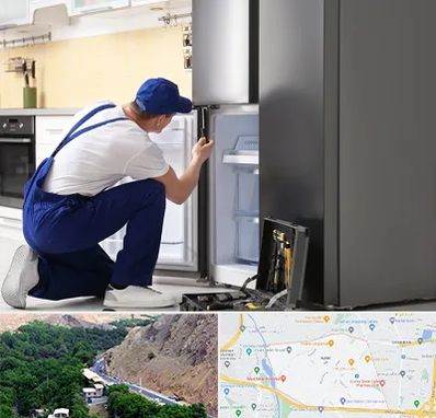 سرویس یخچال در کن