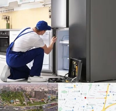 سرویس یخچال در آیت الله کاشانی