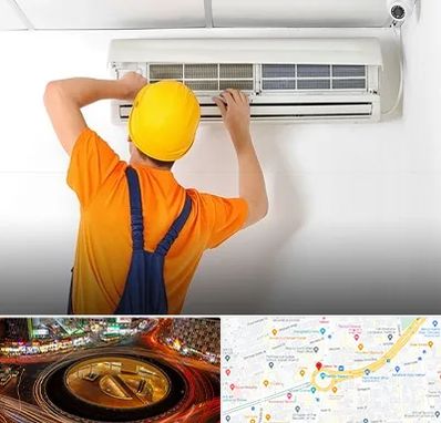 سرویس کولر گازی در میدان ولیعصر