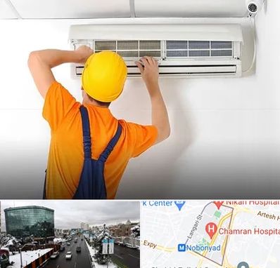 سرویس کولر گازی در اقدسیه 