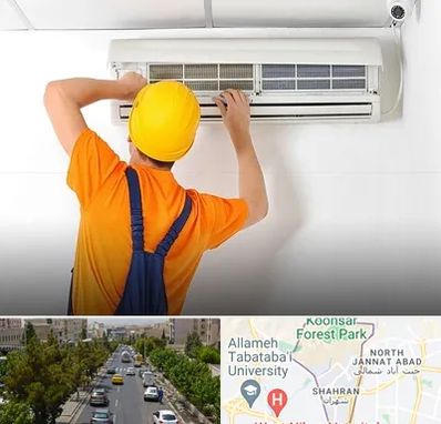 سرویس کولر گازی در شهران 