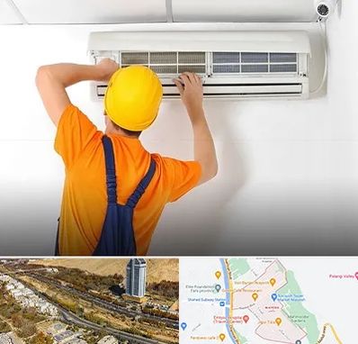 سرویس کولر گازی در خیابان نیایش شیراز