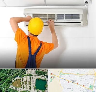 سرویس کولر گازی در وکیل آباد مشهد