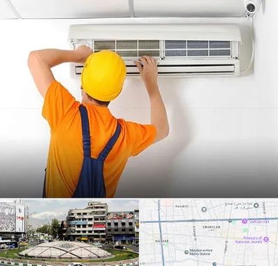 سرویس کولر گازی در مرکز تهران