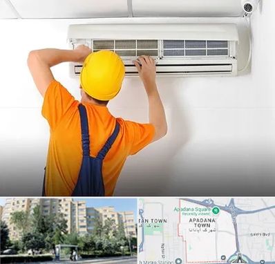 سرویس کولر گازی در آپادانا