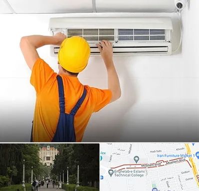 سرویس کولر گازی در بلوار معلم رشت 