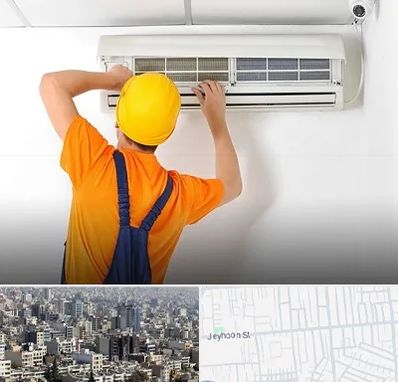 سرویس کولر گازی در جیحون