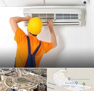 سرویس کولر گازی در پرند