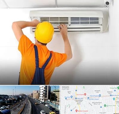 سرویس کولر گازی در پیروزی 