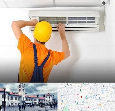 سرویس کولر گازی در میدان شهرداری رشت