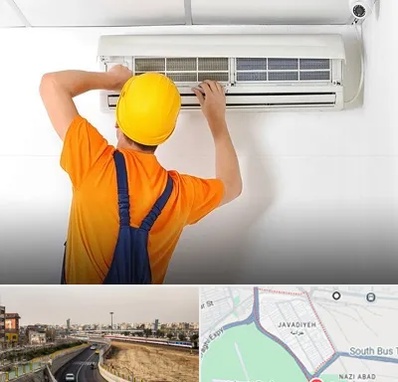 سرویس کولر گازی در جوادیه