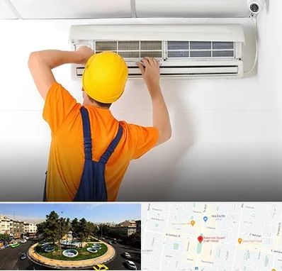 سرویس کولر گازی در هفت حوض