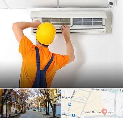 سرویس کولر گازی در تربیت تبریز