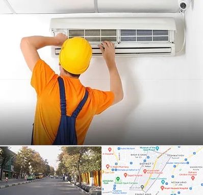 سرویس کولر گازی در شریعتی 