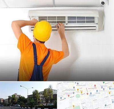 سرویس کولر گازی در میدان کاج